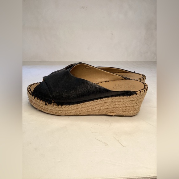 Fraco Sarto crisscross platform wedge heel sandals.  Size 6 M - Picture 3 of 9